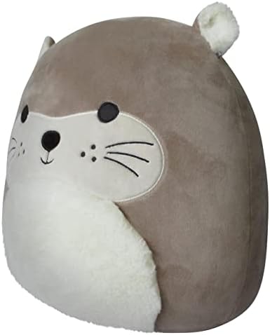 Squishmallows 14-Inch Rie Brown Otter Plush Toy with Fuzzy