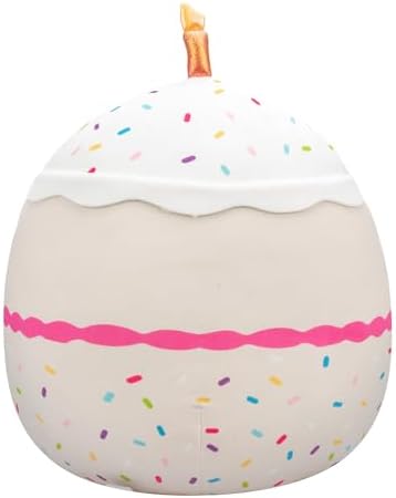 Squishmallows 14" Lyla Birthday Cake Plush with Rainbow