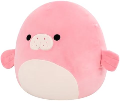Squishmallows 14" Morlai The Coral Manatee Plush Toy