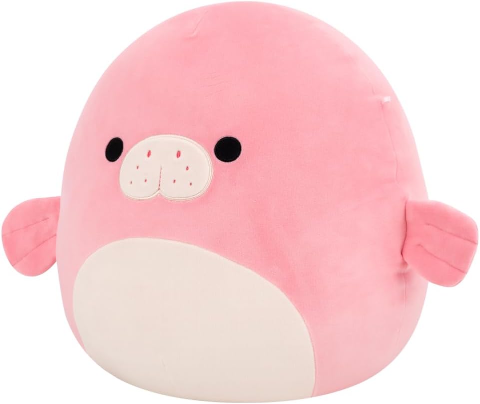 Squishmallows 14" Morlai The Coral Manatee Plush Toy