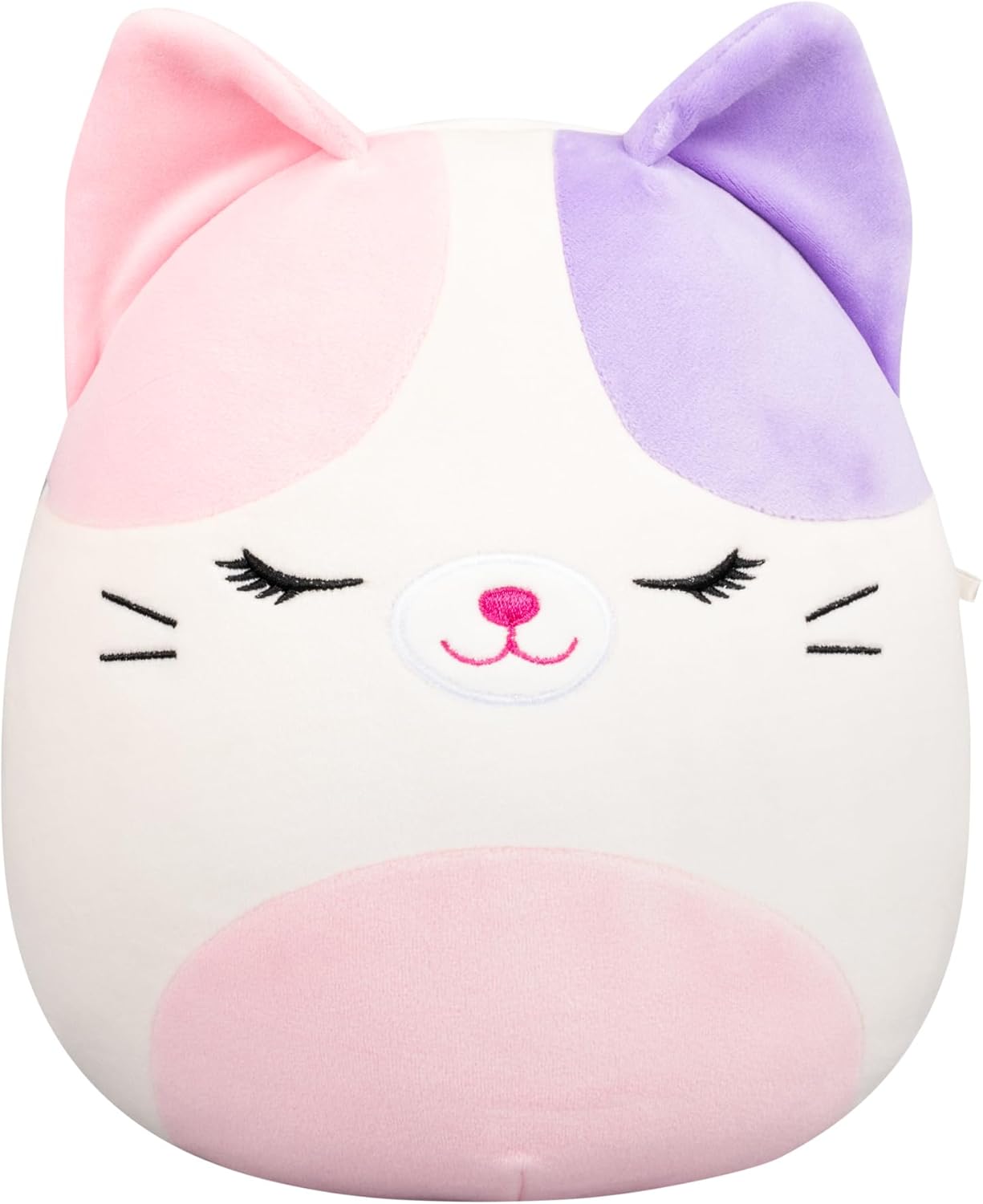 Squishmallows 8" Nell Pink & Purple Calico Cat Plush Toy