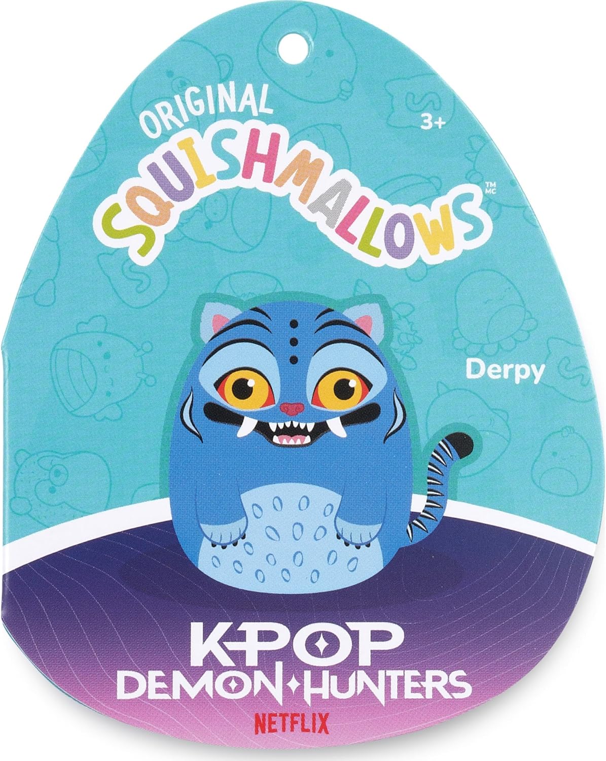 Squishmallows 8in Derpy KPop Demon Hunters Plush Toy