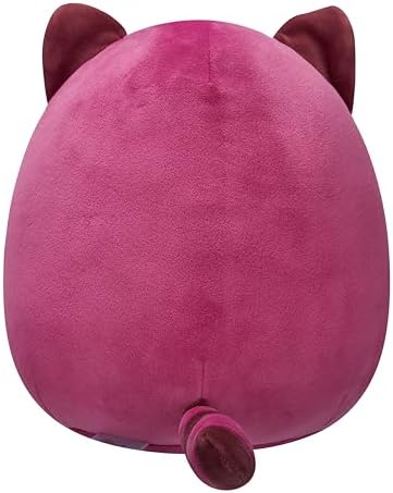 Squishmallows 8in Olivieri Maroon Raccoon Plush with Velvet