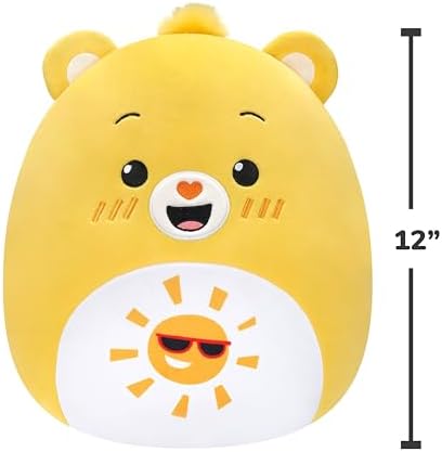 Squishmallows Original Care Bears 12" Funshine Bear Plush