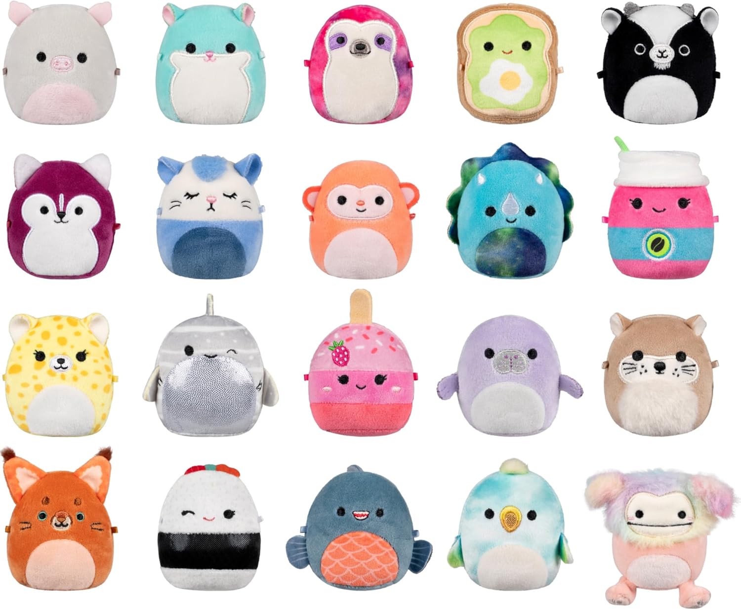 Squishmallows Original Micromallows 2.5" Plush 20-Pack